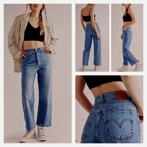 Levi's Ribcage Straight Ankle GUC Size 32   J1363